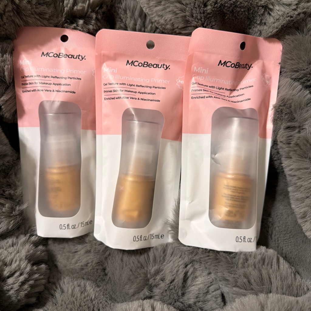 3 X New Mcobeauty Mini Grip Primer 5 Oz Each Travel Size